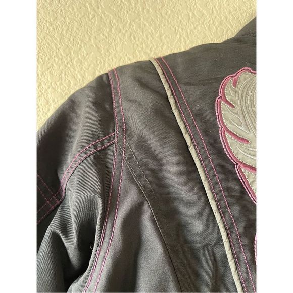 Harley‎ Davidson riding padded big embroidered details size large - Picture 5 of 10